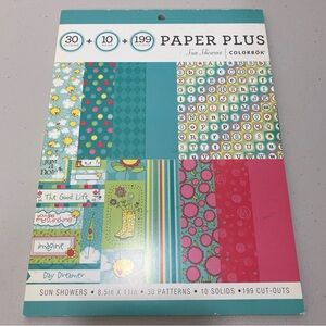 Colorbok Cardstock 30 Sheets Pattern Cutouts 8.5in x 11in Crafts Scrapbook Card